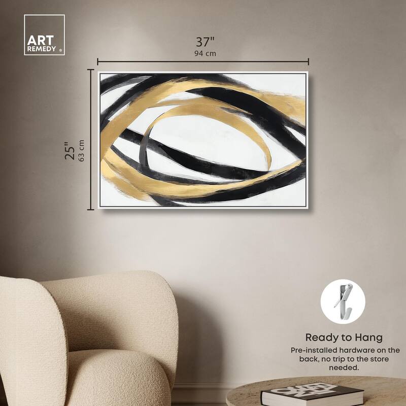 Loops of Luxury II Canvas by Art Remedy