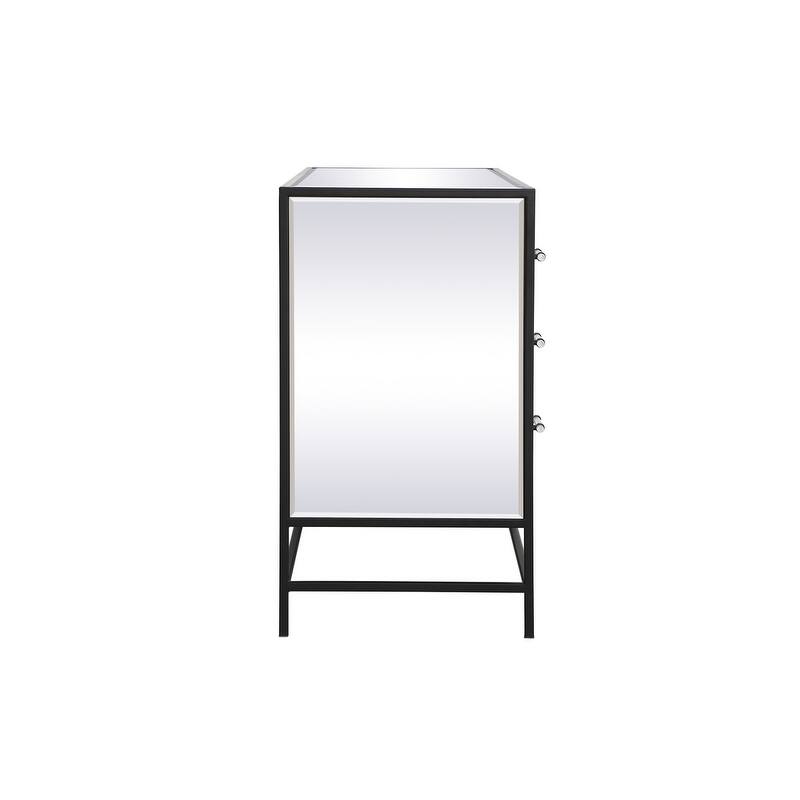 Modern Mirrored End Table