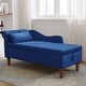 preview thumbnail 2 of 58, Velvet Lounge Chair with Storage & Pillow,Modern Upholstered benches for Living Room Bedroom Office