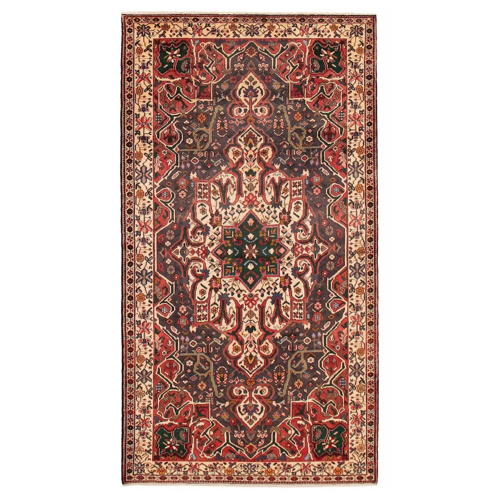ECARPETGALLERY Hand-knotted Kayseri Dark Navy Wool Rug - 5'5 x 9'10