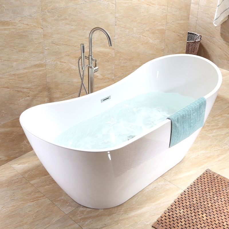 Luxier FTF01 Floor Mounted Freestanding Tub Filler Faucet