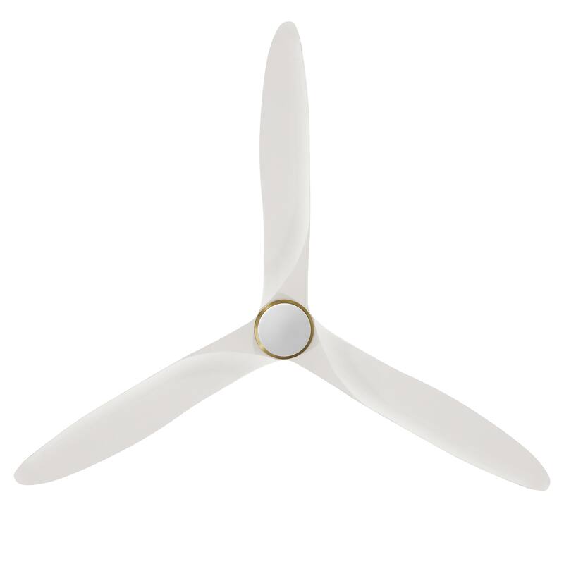 72" 3-Blade Solid Wood Ceiling Fan with LED Light and Remote Control