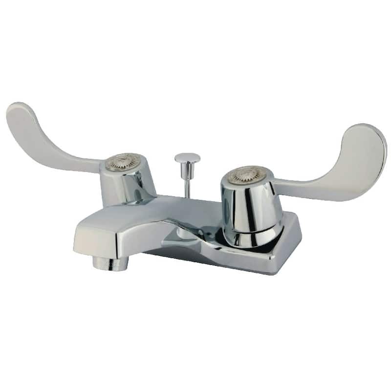 Kingston Brass Vista Centerset Bathroom Faucet with Pop-Up Drain - Polished Chrome