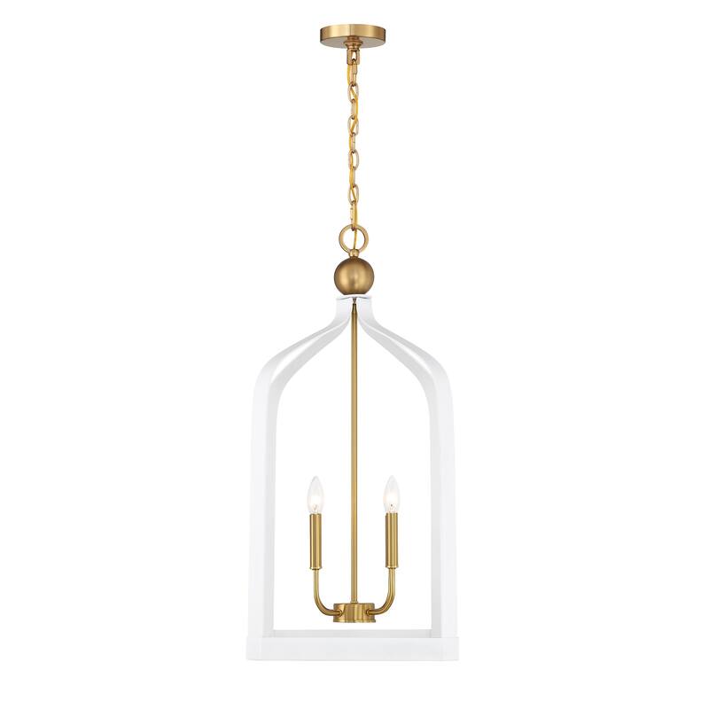 Savoy House 7-7802-4 Sheffield 4 Light 15" Wide Taper Candle Pendant