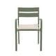 preview thumbnail 8 of 8, Outdoor Stackable Aluminum Dining Chair with Cushion (Set of 4)