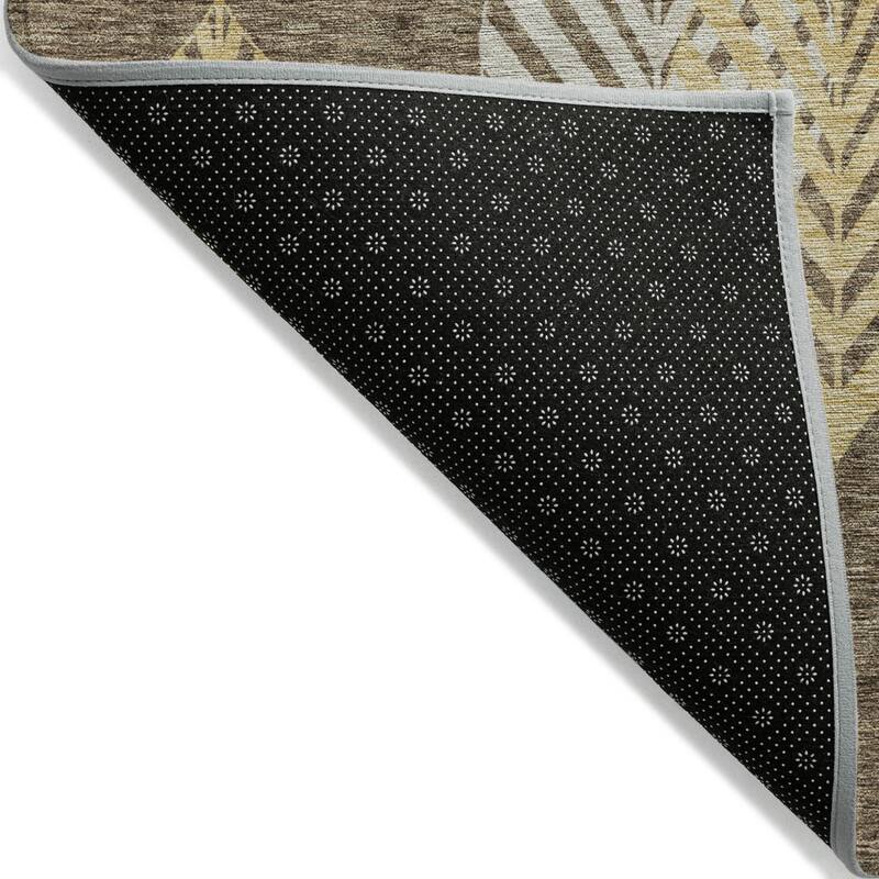HomeRoots Floral Transitional Rectangle Outdoor Rug