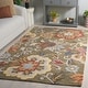 preview thumbnail 4 of 27, SAFAVIEH Handmade Blossom Teobalda Contemporary Wool Rug 11' x 15' - Green/Red - Rectangle