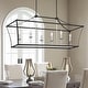 preview thumbnail 2 of 14, 6 - Light Kitchen Island Linear Pendant