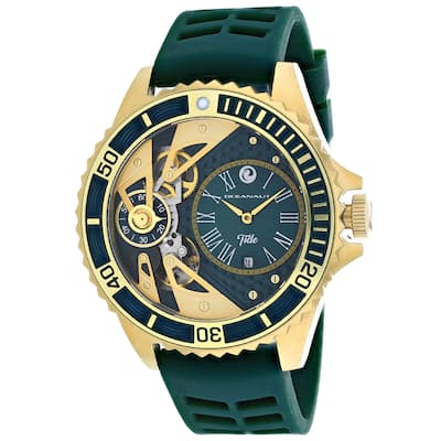 Oceanaut Men's Tide Green Dial Watch - OC0995 - 6 (36)