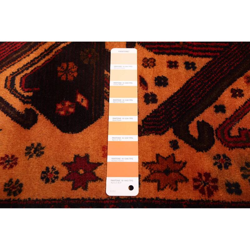 ECARPETGALLERY Hand-knotted Teimani Light Orange Wool Rug - 3'10 x 6'7