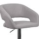 preview thumbnail 29 of 178, Vinyl Adjustable Height Barstool with Rounded Mid-Back