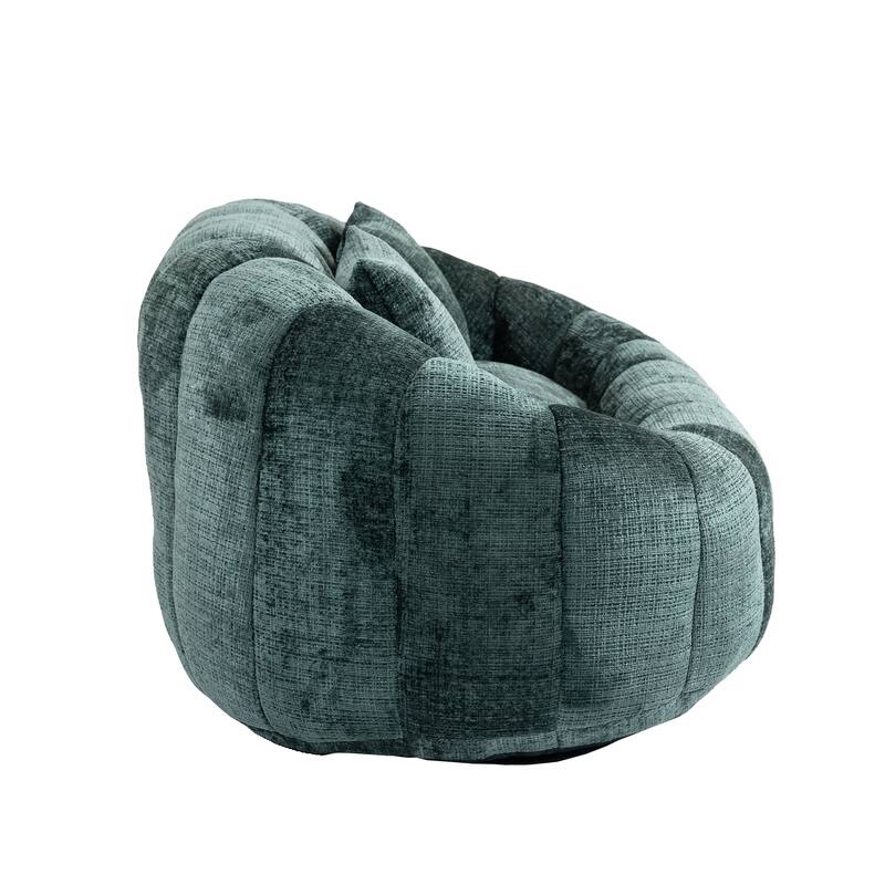 GDFStudio - Laurel Chenille 2-Seater Lazy Sofa with High-Density Foam and Oversized Comfort