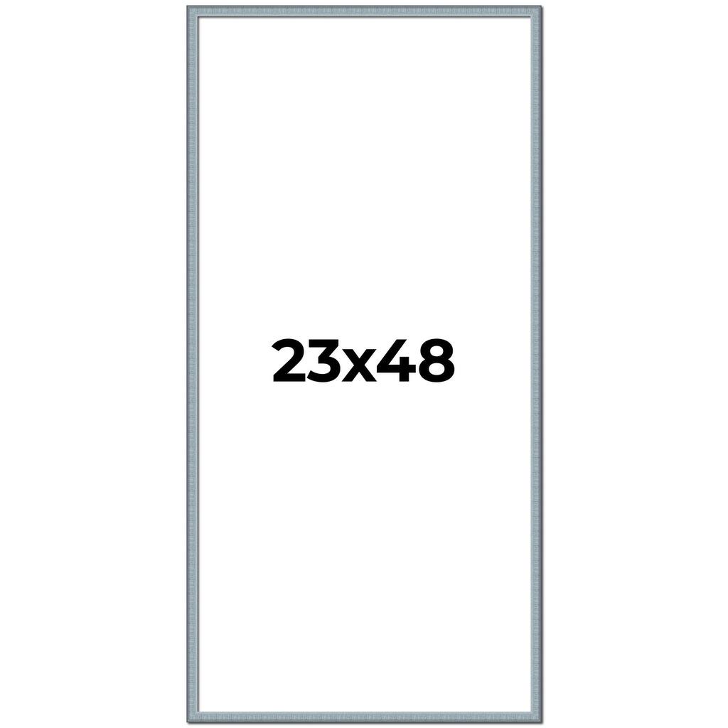 23x48 Frame Rustic Sky Blue Solid Wood Picture Frame | 0.75 Inch