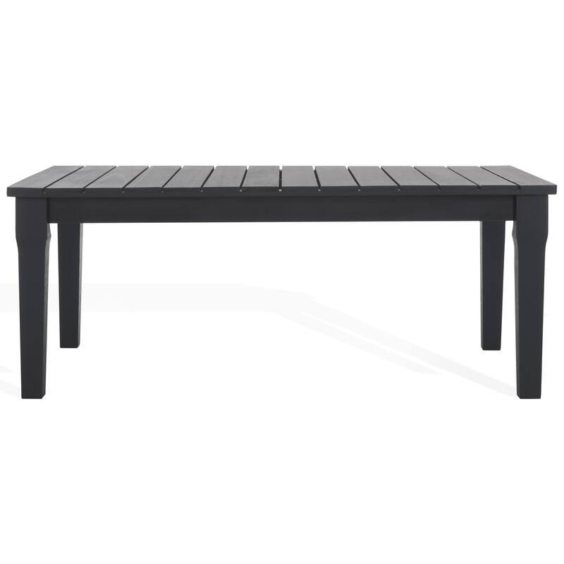 SAFAVIEH Couture Kathern Wood Patio Coffee Table. - 47.4" x 26.4" x 18.5" - 47"W x 26"D x 19"H