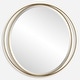 preview thumbnail 1 of 4, Uttermost 09991 Rhodes 36" Diameter Oval Framed Bathroom Mirror Gold