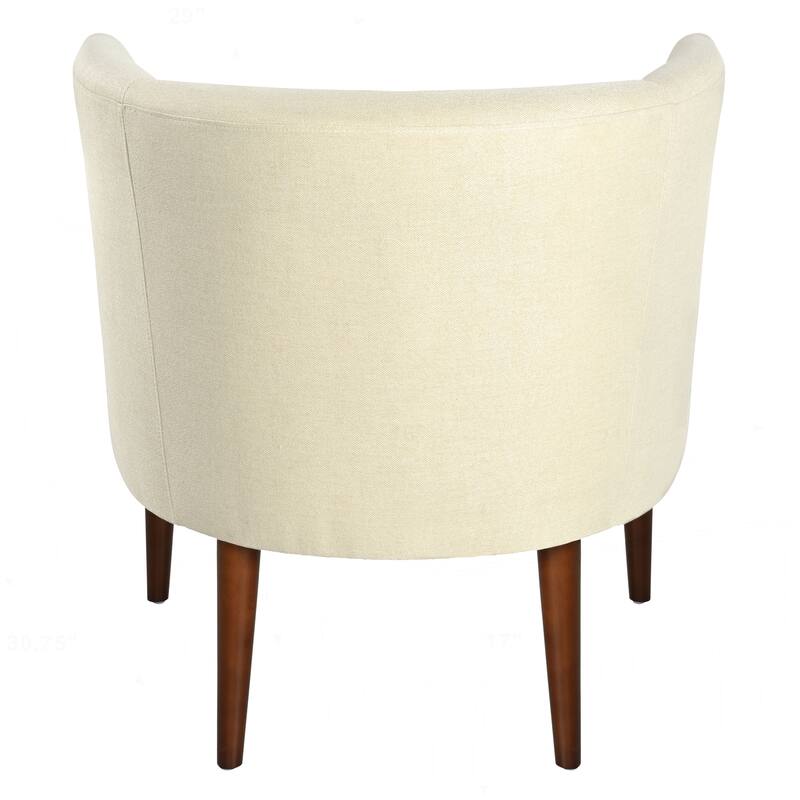 Sophisticated Mid-Century Tub Chair with Stylish Legs and Plush Upholstery