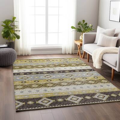 Premium Washable Super Soft Tribal Boho Mayfield Rug