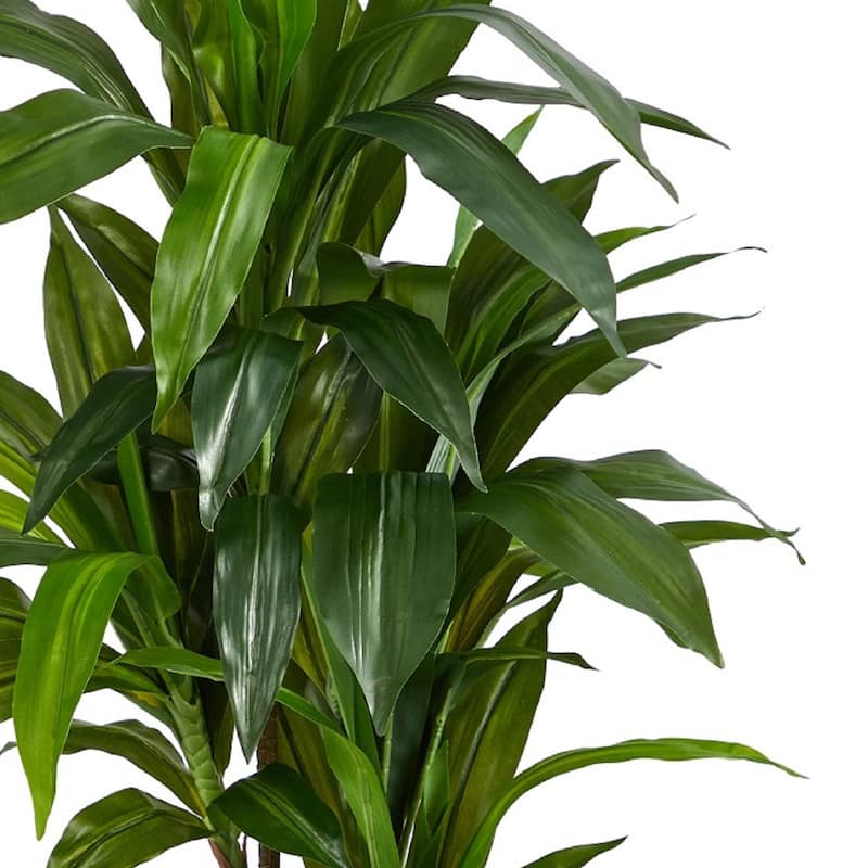 43" Dracaena Silk Plant Real Touch Artificial Tree Home Office Decor Easy Care Faux Plant - 3.58ft.
