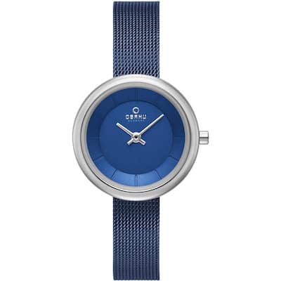Obaku Women's Stille Arctic Blue Dial Watch - V146LXCLML - 6 (36)