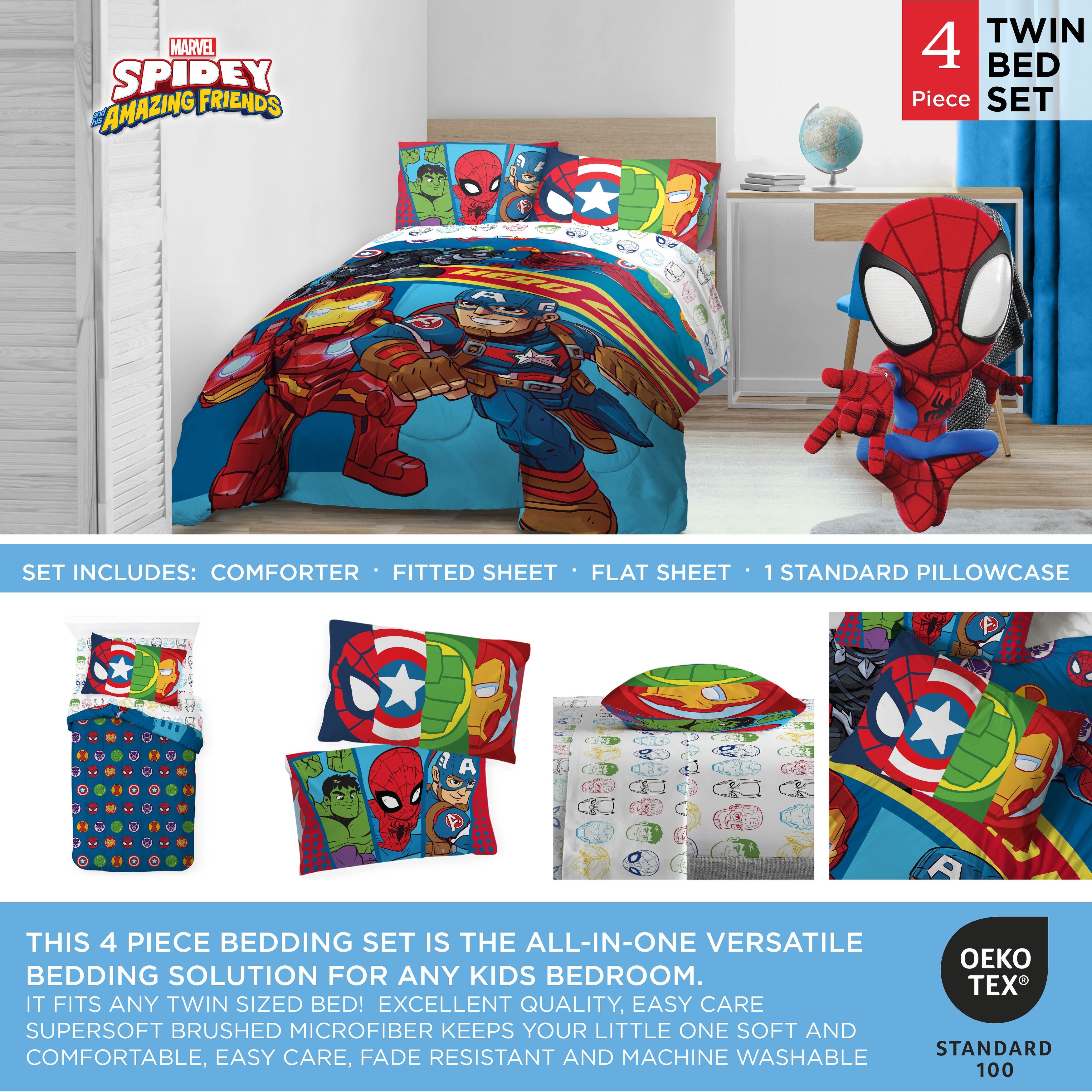 Kids superhero bed hot sale