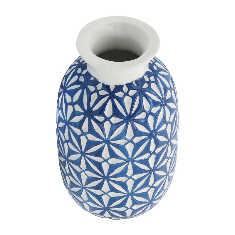 Decorative Daisy Ceramic Vase Contemporary