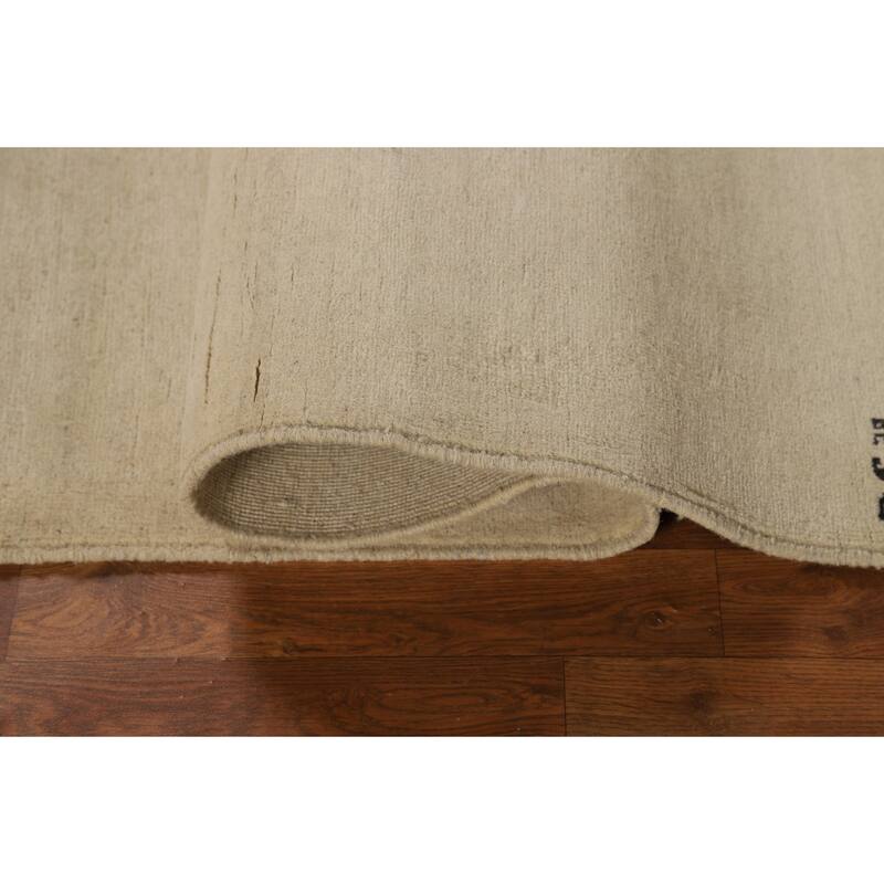 Contemporary Gabbeh Oriental Accent Rug Hand-Knotted Wool Carpet - 4'0"x 6'0"