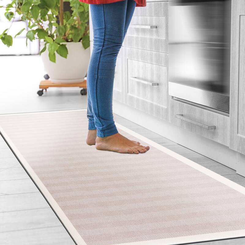 World Rug Gallery Chevron Boho Anti-Fatigue Standing Mat