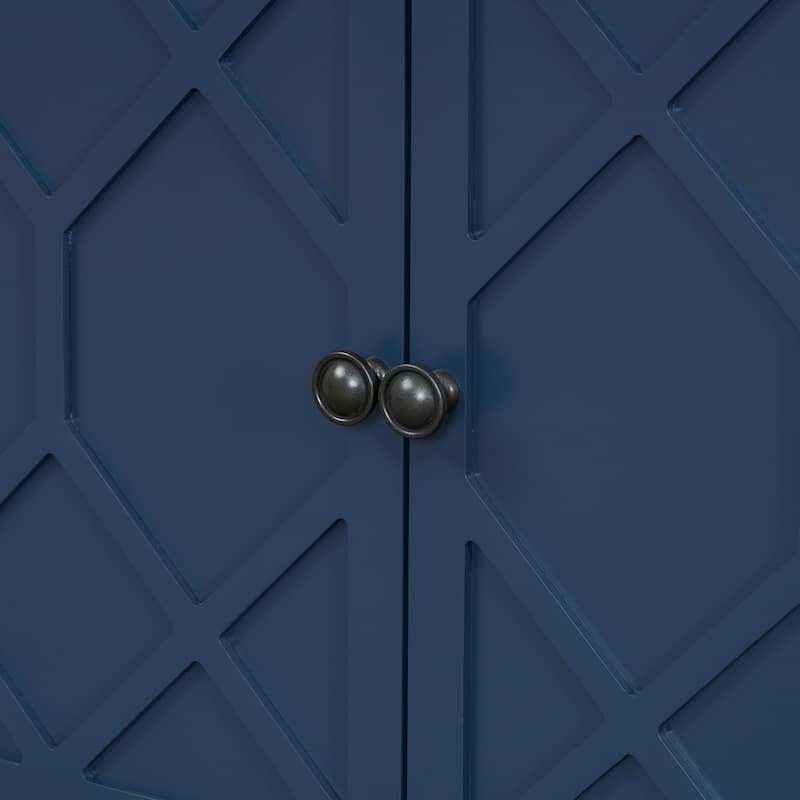 Elegant Entryway Table with Polygonal Door Design