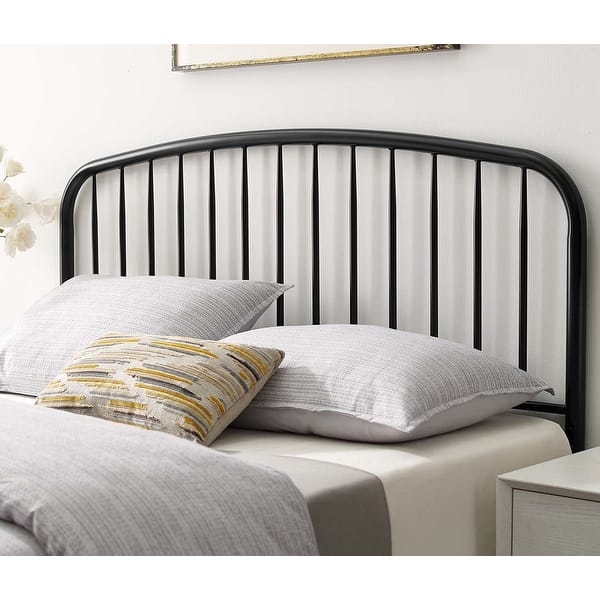 Shop Margate Classic Queen Size Black Metal Headboard Overstock 31579136