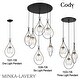preview thumbnail 5 of 5, Minka Lavery 1536 Cody 6 Light 28" Wide Pendant with Clear Water Glass
