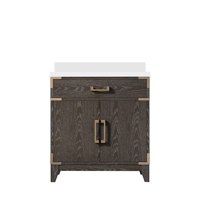 Laurel Bath Vanity with Cultured Marble Top and Sink