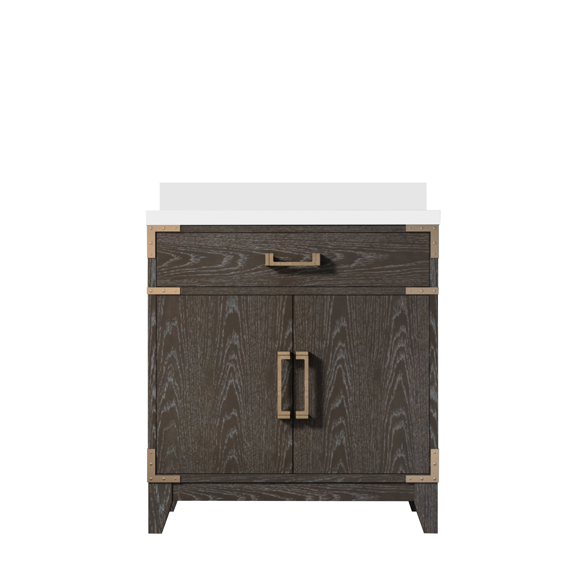 Laurel Bath Vanity with Cultured Marble Top and Sink