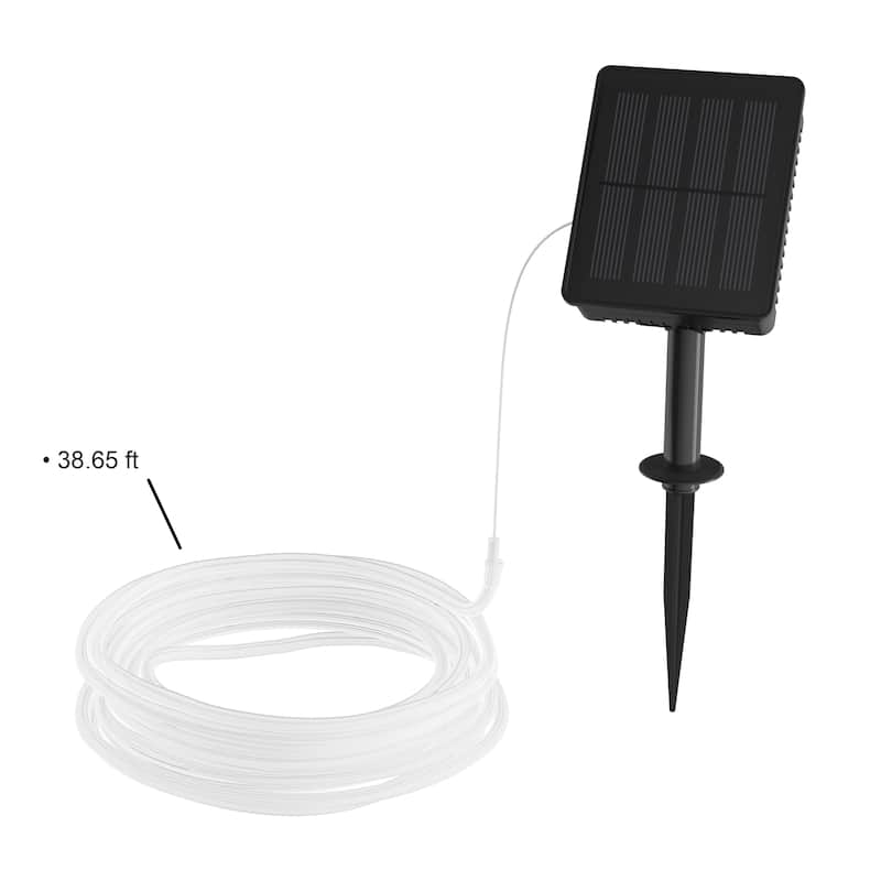 Outdoor Solar Rope Light-100 LED Lights with 8 Modes by Pure Garden - 38.65 ft