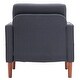 preview thumbnail 5 of 9, Indoor Single Seat Sofa with Solid Wood Legs, Dark Grey