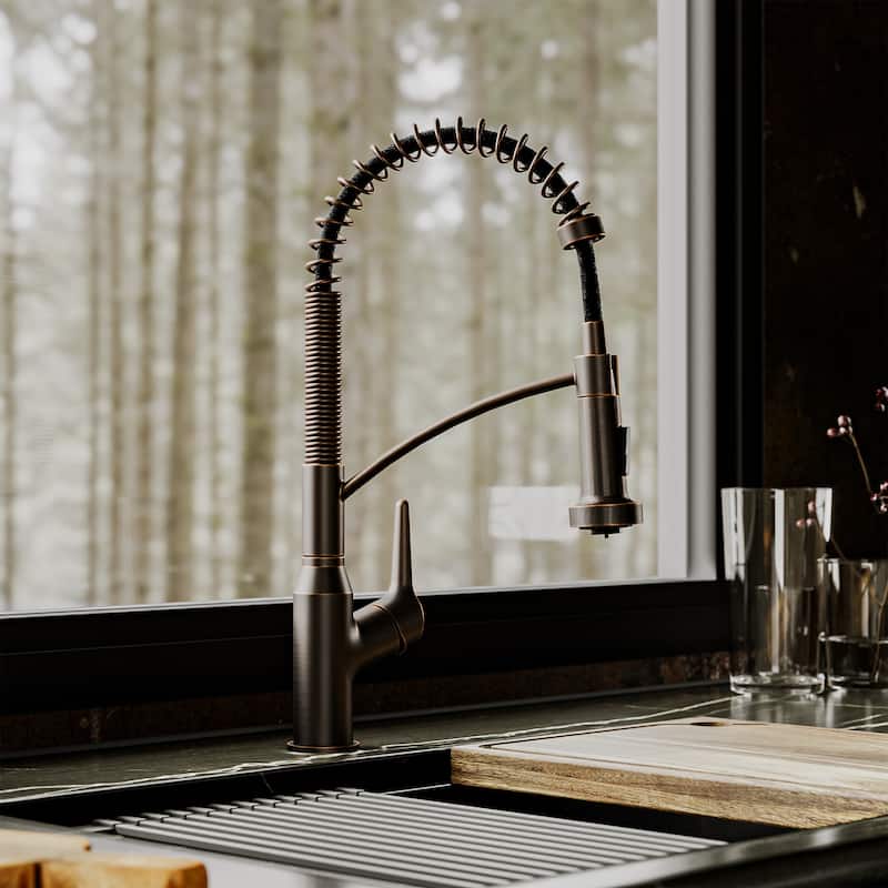 Karran Scottsdale Single-Handle Pull-Down Sprayer Kitchen Faucet