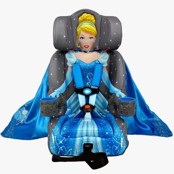 slide 2 of 5, Disney Cinderella (Blue) 2-in-1 Car Seat by KidsEmbrace