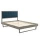 preview thumbnail 37 of 48, Willow Queen Wood Platform Bed With Angular Frame