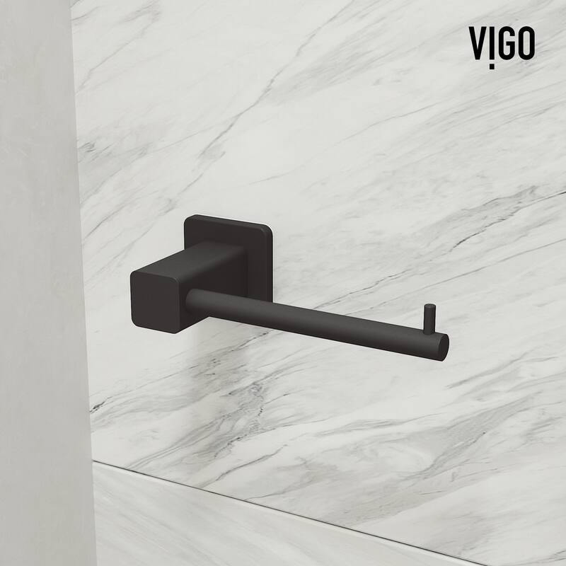 VIGO Meridian 3-Piece Bathroom Hardware Accessory Set with 24 in. Towel Bar, Toilet Paper Holder, Hand Towel Holder