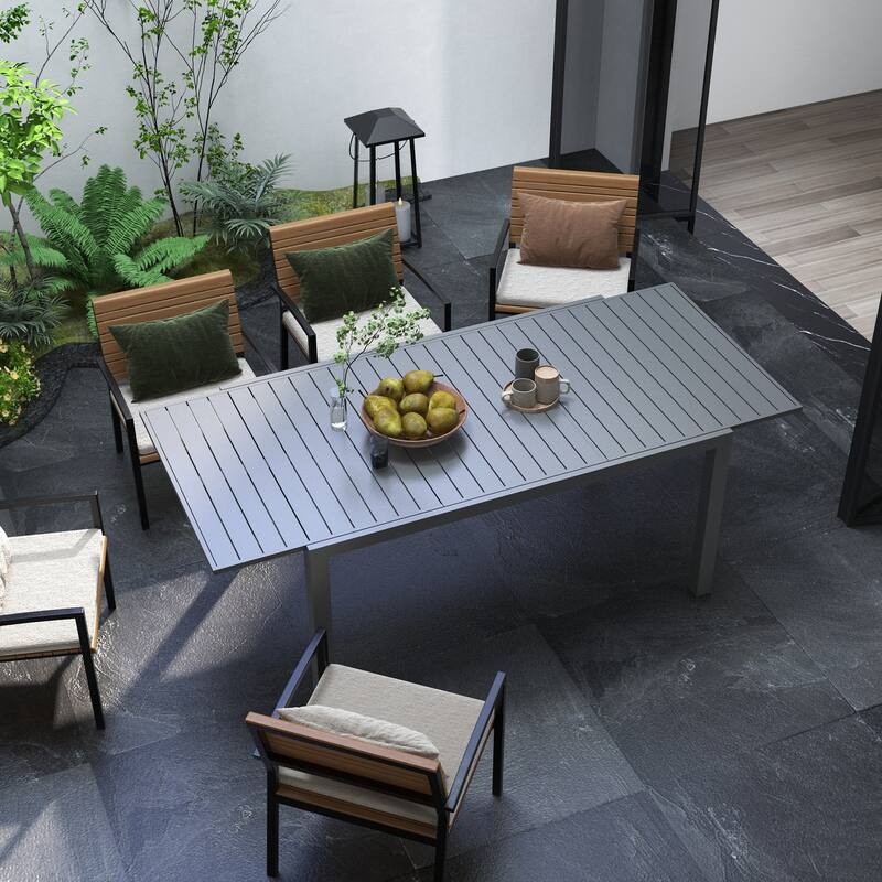 Outsunny Expandable Patio Table