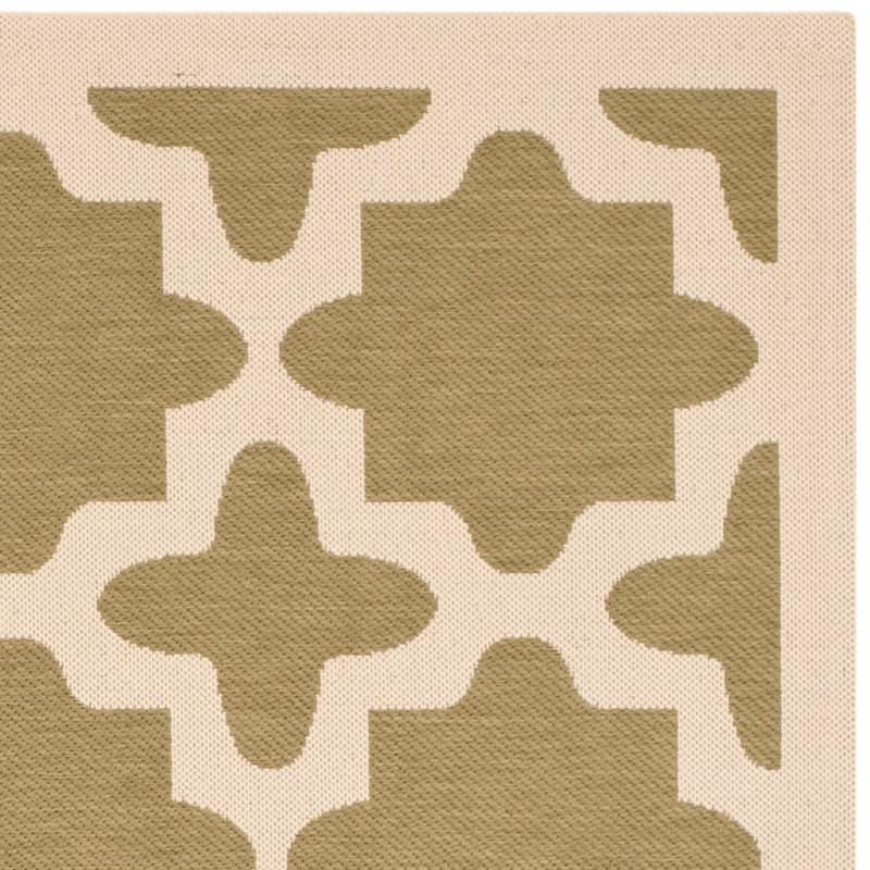 SAFAVIEH Courtyard Dorthey Indoor/ Outdoor Waterproof Patio Backyard Rug
