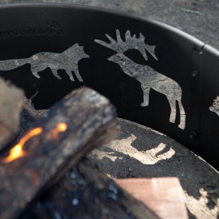 Shop Landmann Usa Big Sky Steel Wildlife Fire Ring Free Shipping