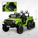 preview thumbnail 26 of 28, 4x4 Ride-On Car for Kids with Remote Control, Music, Lights & Storage Trailer