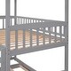 preview thumbnail 20 of 22, Twin over Twin Pine Bunk House Bed