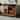 Arcilla Elemental - Brown Mango Wood Vintage Kitchen Wine Bar with Black Metal Support