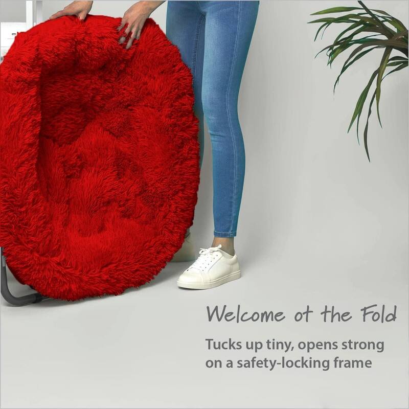 Urban Lifestyle 37" Mongolian Oversized Saucer Chair