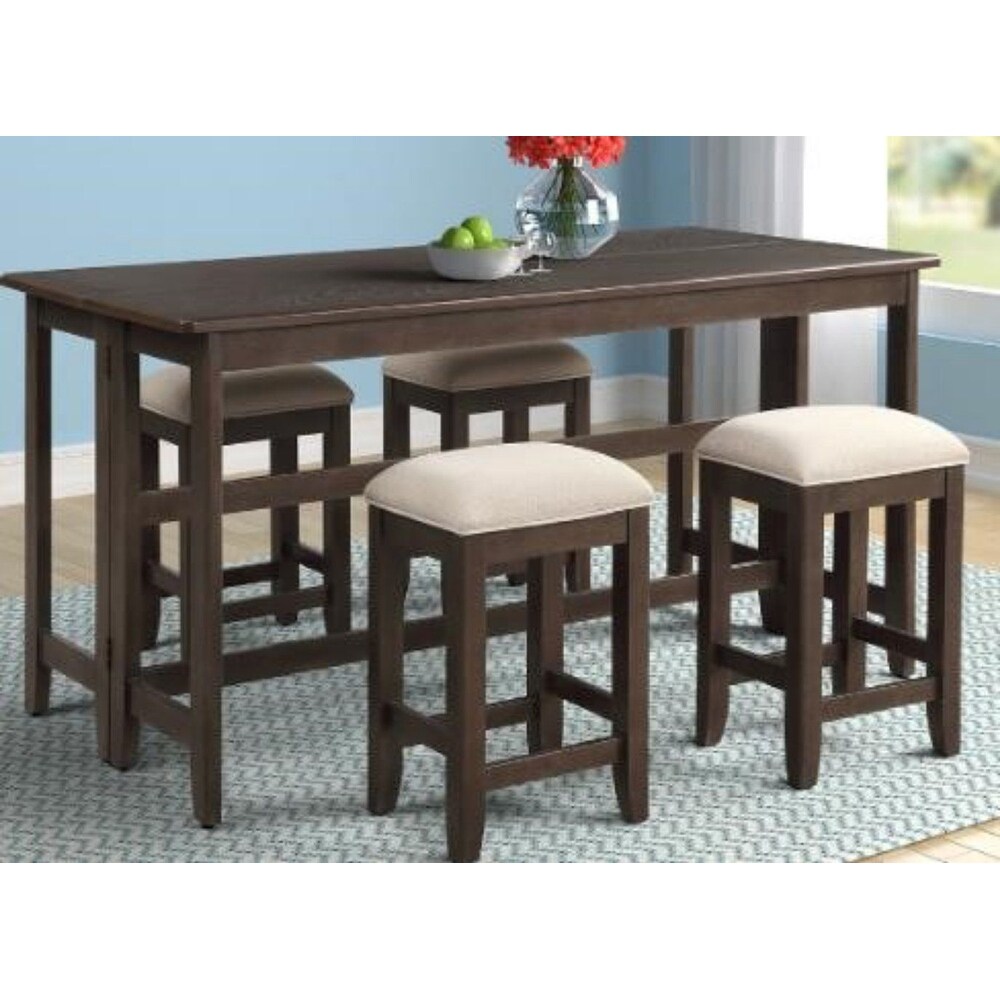 Bernards waverly drop leaf cheap 5pc counter height set