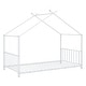 preview thumbnail 17 of 28, Twin Size Metal House Platform Bed with Legs