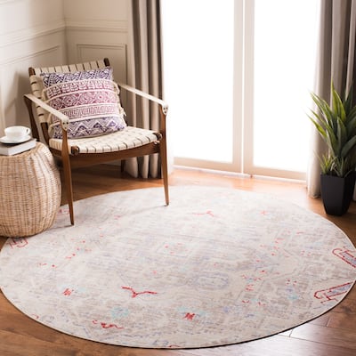 SAFAVIEH Windsor Garofina Shabby Chic Oriental Polyester Rug