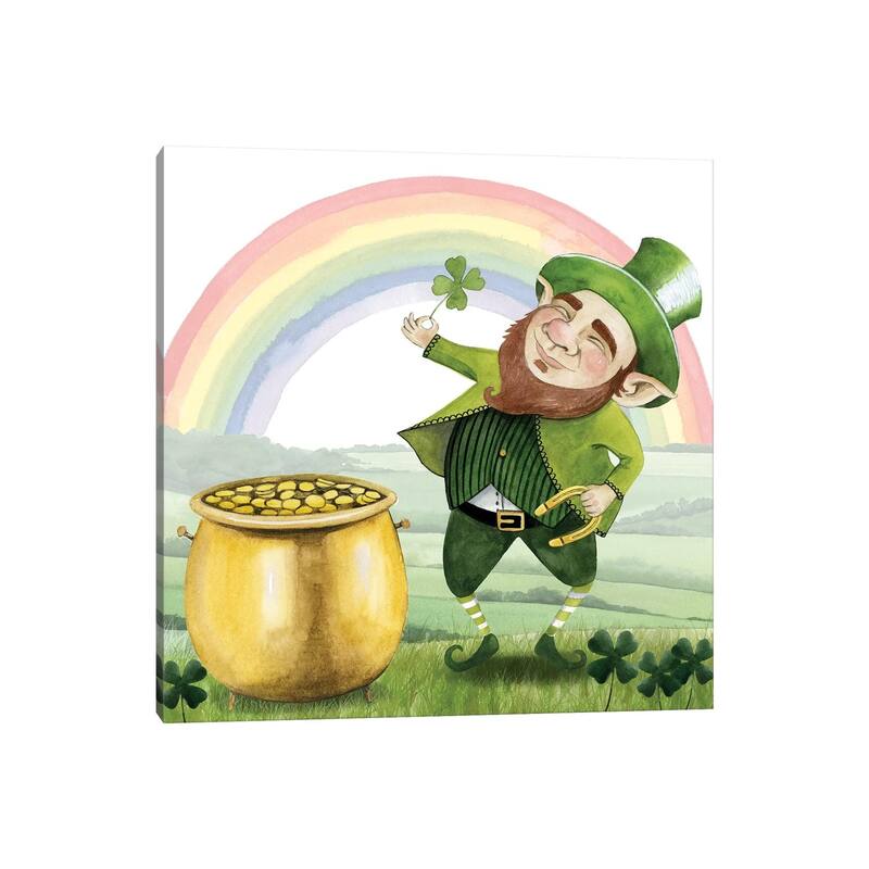 iCanvas "Leprechaun's Rainbow I" by Grace Popp Canvas Print