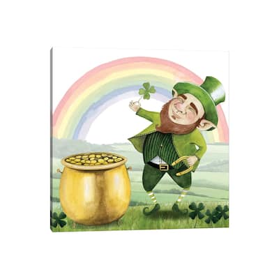 iCanvas "Leprechaun's Rainbow I" by Grace Popp Canvas Print